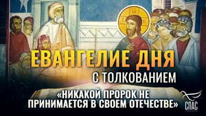 «НИКАКОЙ ПРОРОК НЕ ПРИНИМАЕТСЯ В СВОЕМ ОТЕЧЕСТВЕ» / ЕВАНГЕЛИЕ ДНЯ