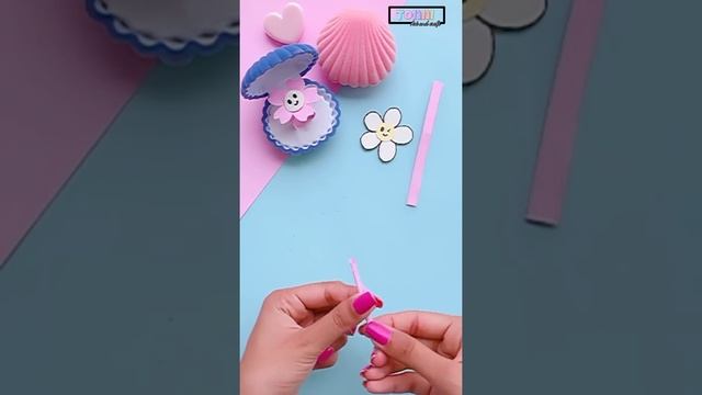 How to make beautiful flower ring ?/ DIY Paper  Ring /DIY cute ring / Paper craft #shorts