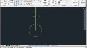 Разбивка осей в AutoCad 2011