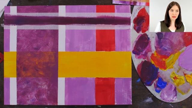 Бесплатный мастер-класс по живописи акрилом «Картина в интерьер» смотреть онлайн