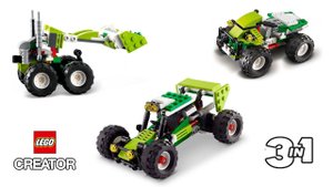 LEGO Creator  31123  Off road Buggy  3in1  SPEED BUILD