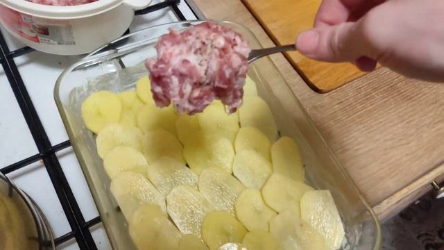 простая запеканка из картофеля и фарша смотреть онлайн