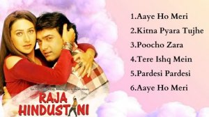 Raja Hindustani Movie All Songs  Aamir Khan, Karisma Kapoor 90's Hindi Song,  Romantic Songs