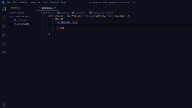 promesas en JavaScript / TypeScript смотреть онлайн