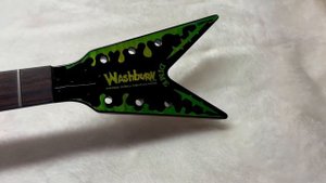 Washburn Dimebag Darrell Dime 3 D3 guitar - Slime paint by Sims Custom Shop