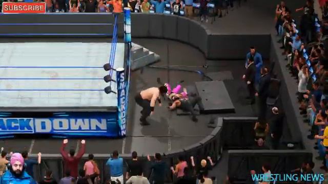 Khali Rey Mysterio vs Elias Shinsuke Nakamura Tornado Tag Match смотреть онлайн