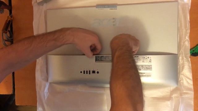 Acer Aspire C24 860 Disassembly (Hard Disk Upgrade) смотреть онлайн