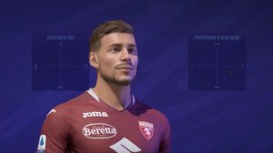 FIFA 21 faces Virtual Pro club look alike Andrea Belotti // Torino // Italy