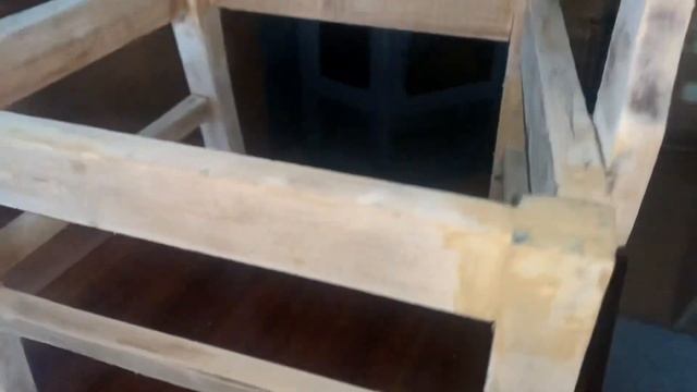 DIY ремонт старого деревянного кресла