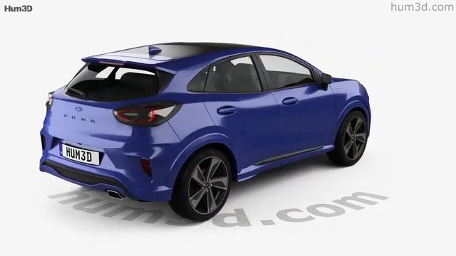 Ford Puma 2020 3D model by Hum3D.com смотреть онлайн
