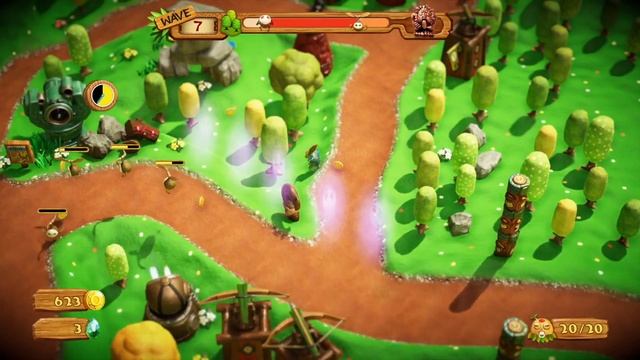 Pixeljunk Monsters 2: Pockulu Forest Stage 2 (Mayhem, Rainbow Perfect) смотреть онлайн