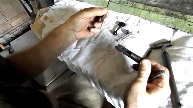 РАЗБОРКА ЗАТВОРА ТОЗ-8М и сборка.