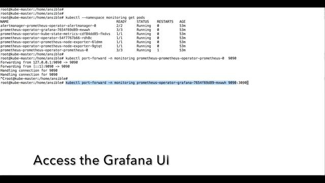 kubernetes prometheus operator ui access alert manager,grafana