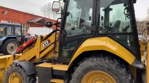 Экскаватор погрузчик CAT 432. Новый. Параллельный импорт.