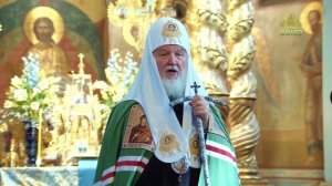 Патриаршая проповедь после Литургии в праздник Донской иконы Божией Матери в Донском монастыре