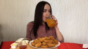 MUKBANG | НАГГЕТС! 50 штук, съем или нет? | 50 nuggets | ЧЕЛЛЕНДЖ не ASMR
