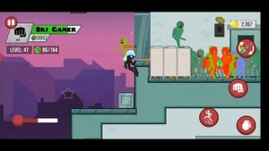 Zombies Explode in Hospital Chapter 8 Level 46-49 Stickman Zombie Shooter game