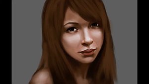 Процесс написания портрета