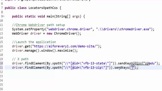 Selenium Tutorials for Beginners : 9 . XPath and CSS Selector Locators