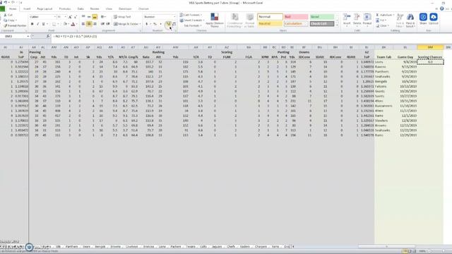 Learn to Code: Excel VBA Sports Betting part 7 - Connect Games tab to Team tabs смотреть онлайн