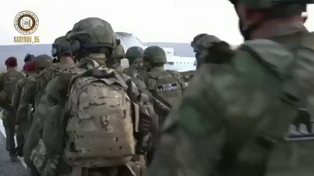 Из Грозногов зону СВО вылетели бойцы 2-х элитных спецподразделений - полка «Север» и батальона «Юг»