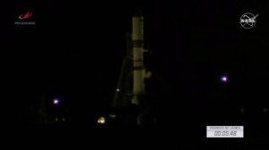 Rocket Launch of Progress 82 Cargo Craft to ISS