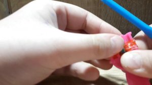 Браслет Роза без станка, на рогатке.