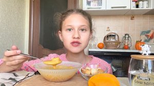 МУКБАНГ ТЫКВЕННЫЙ КРЕМ-суп ? с СУХАРИКАМИ #mukbang