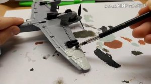Покраска модели самолёта Ju-87B2 "Stuka" в масштабе 1/72 от компании "Zvezda"