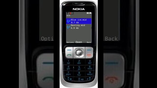 Blue ice Destiny on Nokia 2630 смотреть онлайн