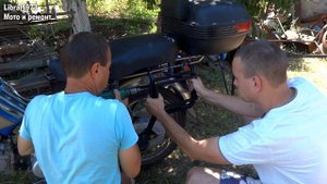 Кофры для мотоцикла своими руками. Кофры из канистр