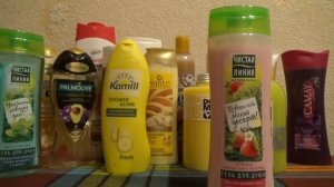 Моя коллекция гелей для душа