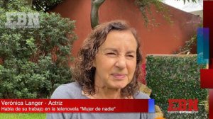 VERÓNICA LANGER le toco interpretar un personaje difícil en la telenovela "Mujer de nadie"