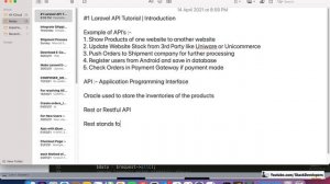 #1 Laravel API Tutorial | Laravel 8 Rest API Details | Laravel API Examples/Types | E-commerce APIs