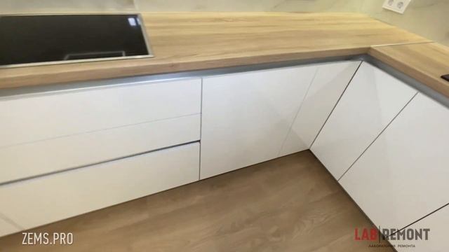 Обзор современной кухни на за 550000₽ | ремонт квартир в Москве смотреть онлайн