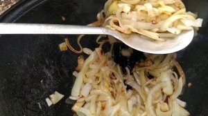 Чеченская кухня КХЕРЗАН-ДУЛХ в казане на костре