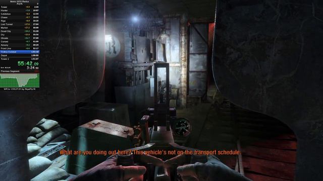 Metro 2033 Redux any% speedrun WR 1h 51m 31s (13.01.2021r) смотреть онлайн