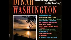 Dinah Washington with Belford Hendricks Orchestra - What a Diff'rence a Day Makes
