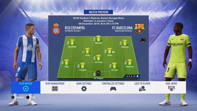 FIFA 19 Barcelona Career Mode EP9 - Messi Wins Ballon d'Or?!! Final UCL Group Stage Game!! смотреть онлайн