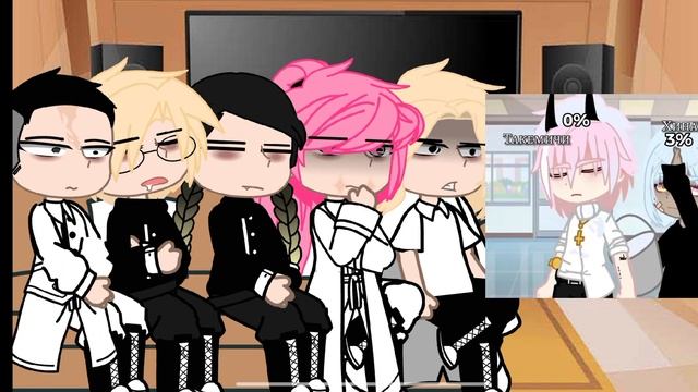 Tokyo Revengers react to takemichi as random gacha tiktok 3/?