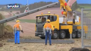 Scania Super 560R Liebherr Kran LKW -- 03571 -- BRUDER Spielwaren