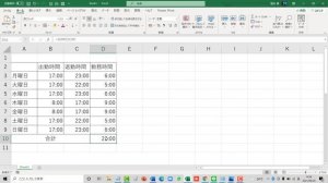 Excel（エクセル）24時間を超える勤務時間の合計を求める方法！