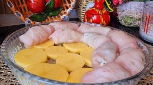 ВКУСНЫЙ УЖИН из куриного филе. Два в одном. Лучше чем все пирогов
