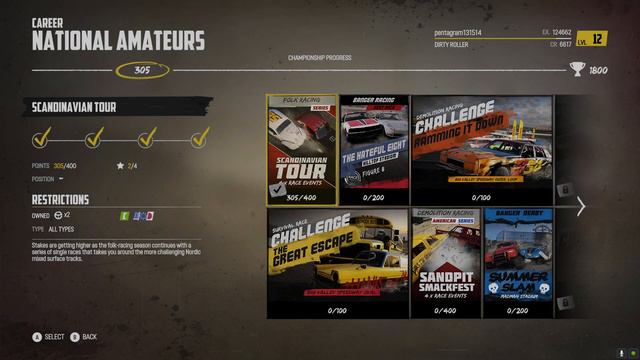 Wreckfest National Amateurs Ramming it down! смотреть онлайн