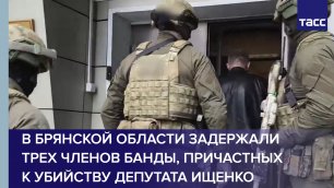В Брянской области задержали трех членов банды, причастных к убийству депутата Ищенко