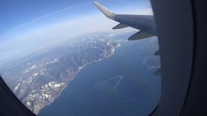 Озеро Байкал шикарный вид с самолета 2016