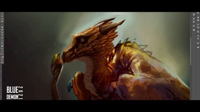 Painting process - BIRD MONSTERS 02, from sketch to render смотреть онлайн