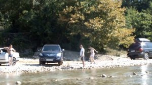 hover h5 абхазия ,белая речка , в брод !