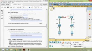 2.2.2.5 Lab - Configuring IPv4 Static and Default Routes