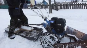 Нева МБ компакт зимой